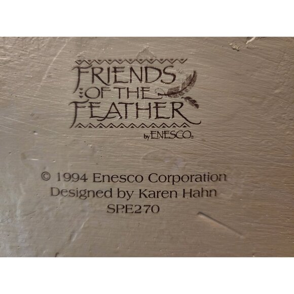 Friends Of The Feather Enesco Figurine display With Teepee & Pond - Picture 3 of 6